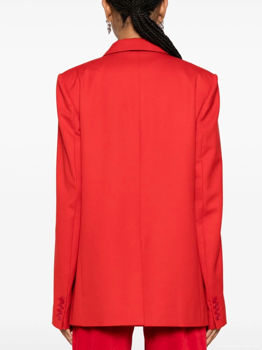 Affordable double-breasted blazer Stella Women McCartney wool 0806
